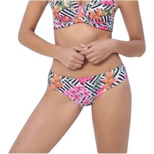 MAPALE South Beach Panty in Geo Blossom Print NWT